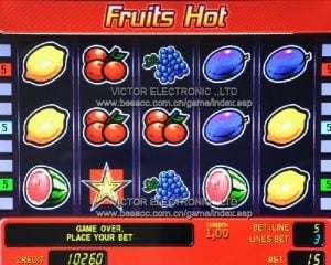 Mejores juegos de casino de frutas gratis