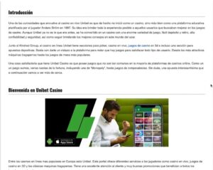 Unibet Casino app